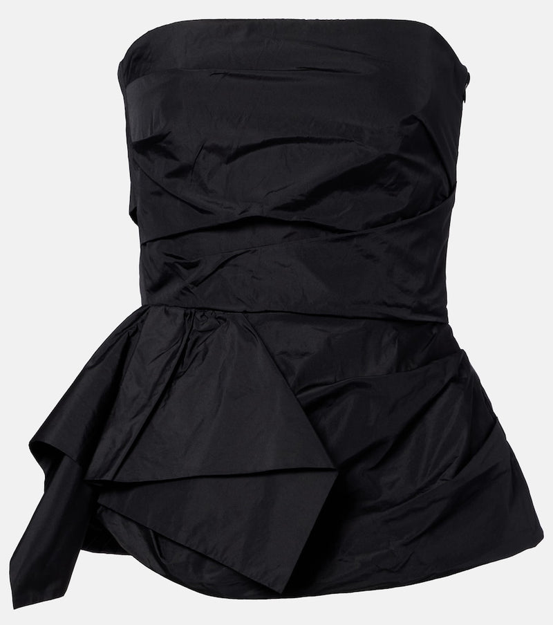 Max Mara Taffeta corset top