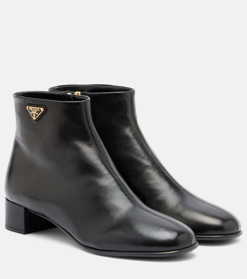 Prada Leather ankle boots