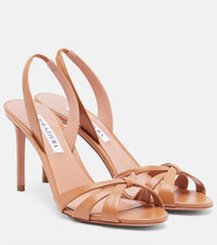 Aquazzura Tati leather slingback sandals
