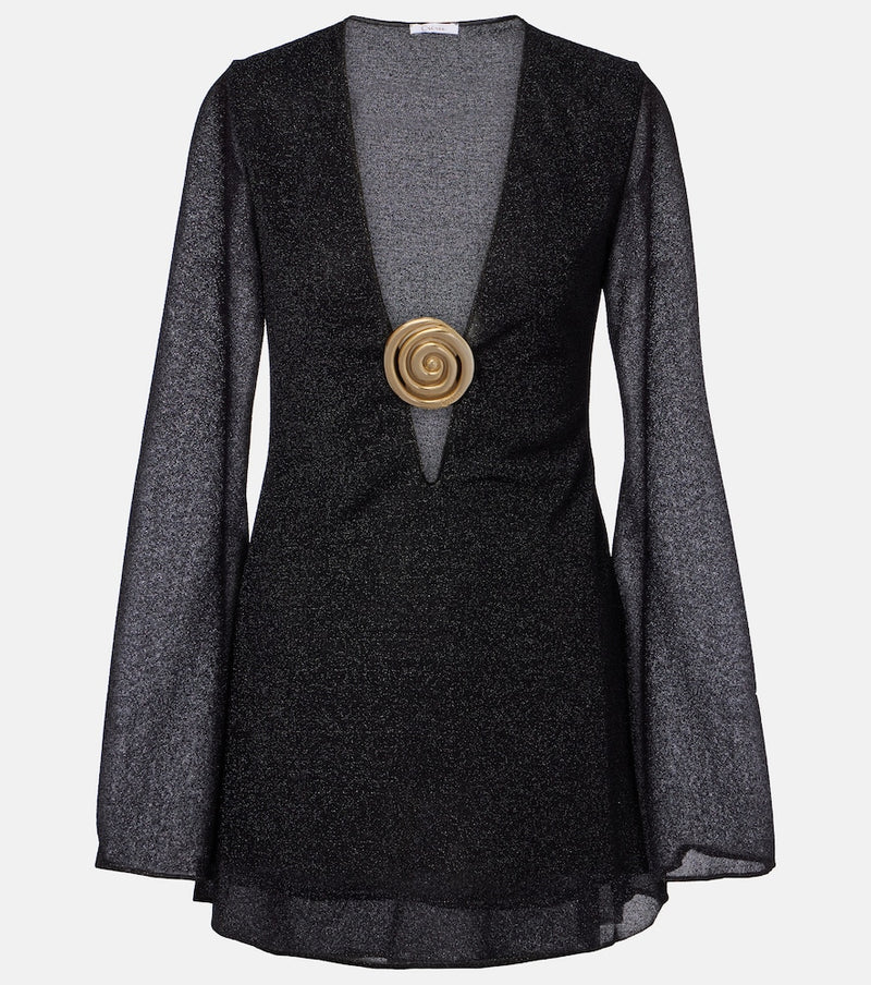 Oséree Lumiere minidress in Black