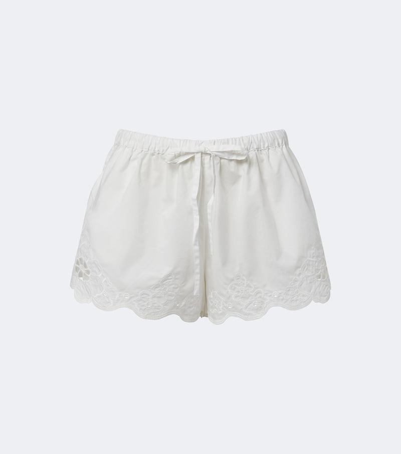 SIR Klara emboirdered cotton shorts