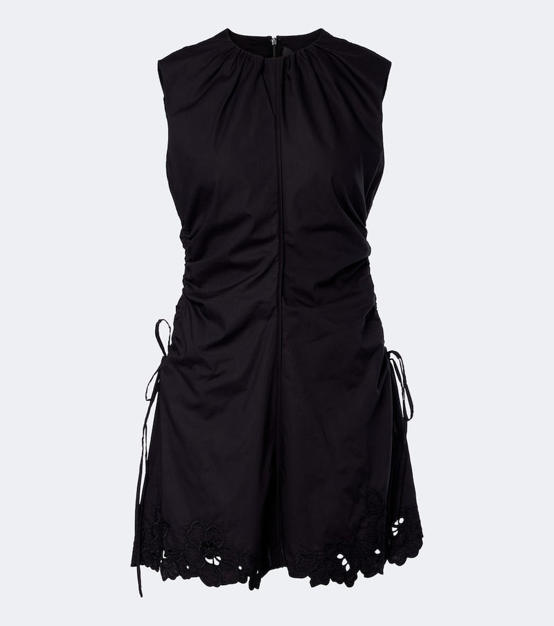 SIR Klara ruched cotton minidress
