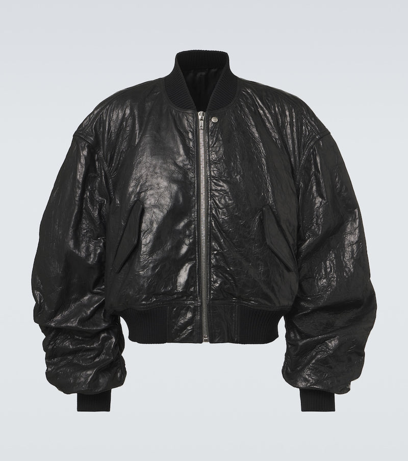 Rick Owens Secchia Flight leather bomber jacket