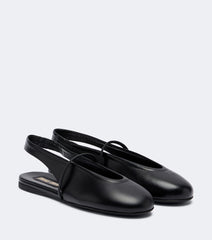 Miu Miu Leather slingback flats