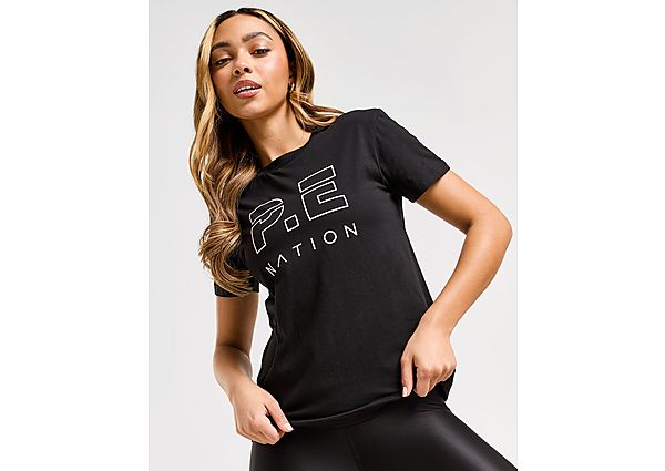 PE Nation Heads Up Slim T-Shirt Black