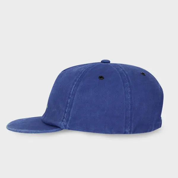 PS Paul Smith Washed Blue 'Happy' Cotton Cap | LYBSTORE