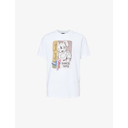 PS by Paul Smith 1970 Bunny-print short-sleeve organic-cotton T-shirt