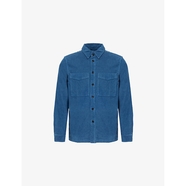 PS by Paul Smith Brand-Patch Regular-Fit Stretch-Cotton Shirt