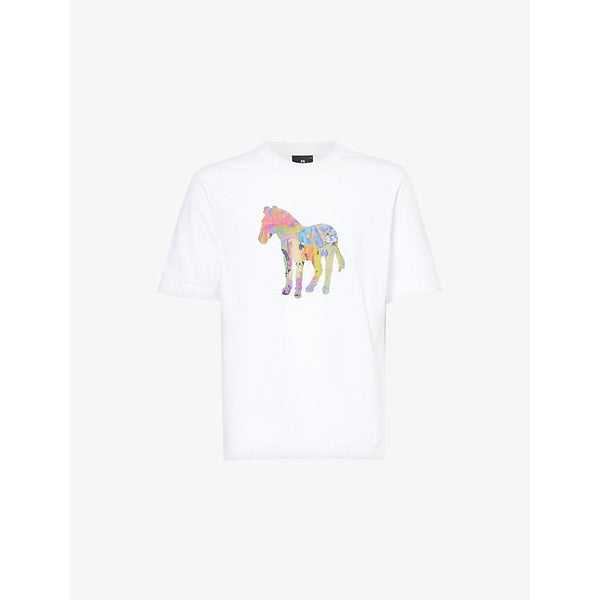 PS by Paul Smith Zebra Craft short-sleeve cotton-jersey T-shirt