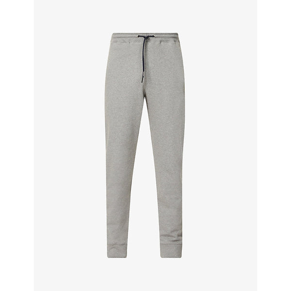 PS by Paul Smith Zebra brand-embroidered organic-cotton jogging bottoms