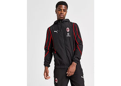 PUMA AC Milan Pre Match Windbreaker Jacket Black