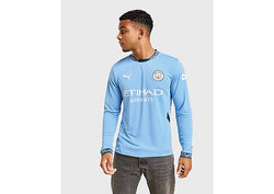 PUMA Manchester City FC 2024 25 Long Sleeve Home Shirt Blue