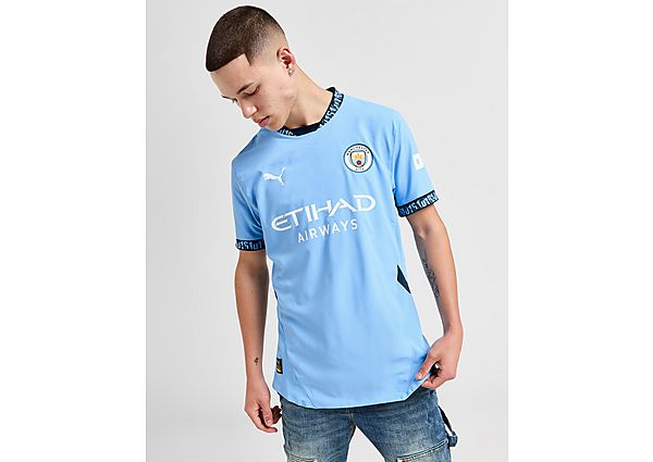 PUMA Manchester City FC 2024 25 Match Home Shirt Blue