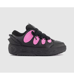 PUMA Mens La France Trainers Untouchable Black Glowing Pink