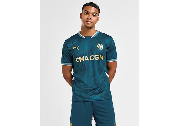 PUMA Olympique Marseille 2024 25 Away Shirt Green