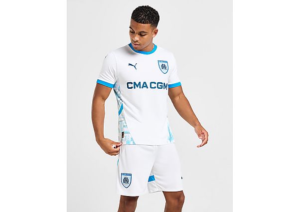 PUMA Olympique Marseille 2024 25 Home Shorts White