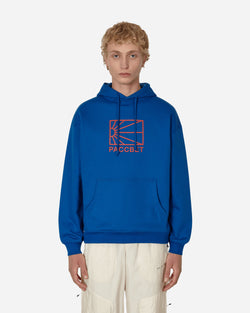 Paccbet Big Logo Hooded Sweatshirt Blue