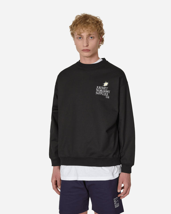 Paccbet Sunlight Supplier Crewneck Sweatshirt Black