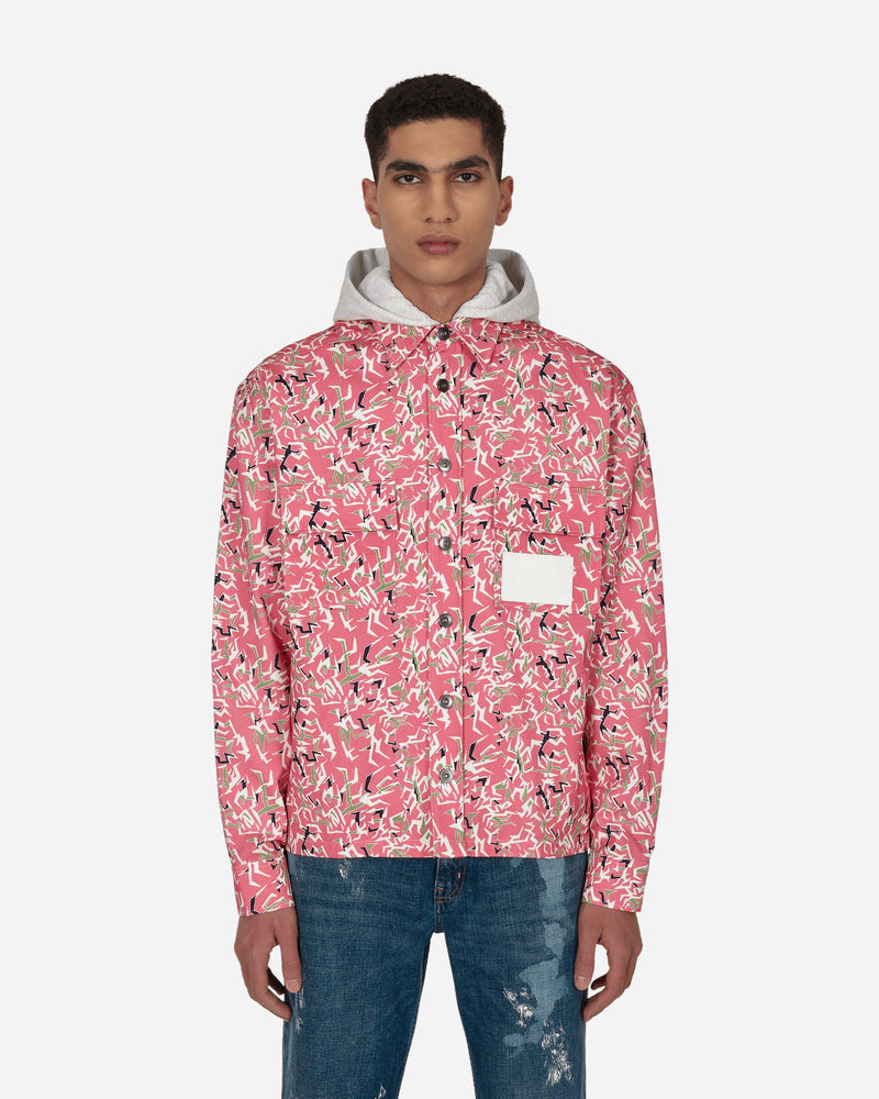 Paccbet Hooded Workwear Shirt Pink