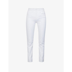 Paige Cindy slim-fit mid-rise stretch-cotton jeans