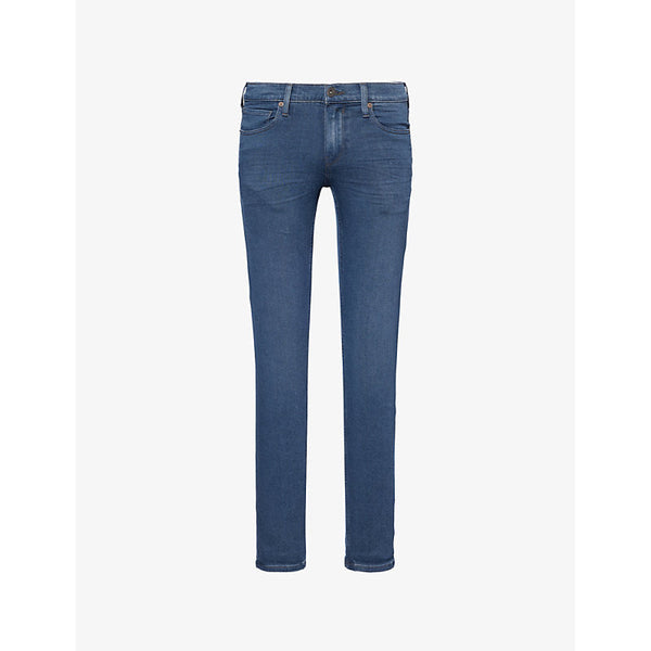 Paige Croft slim-fit low-rise stretch-woven blend jeans