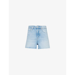 Womens Paige Dani high-rise denim-blend shorts