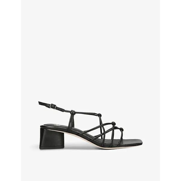 Paige Gianna strap-embellished leather heeled sandals | Paige