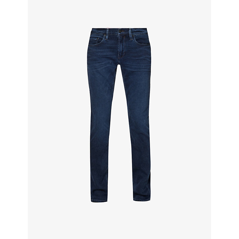 Paige Lennox belt-loop slim-fit stretch-denim jeans