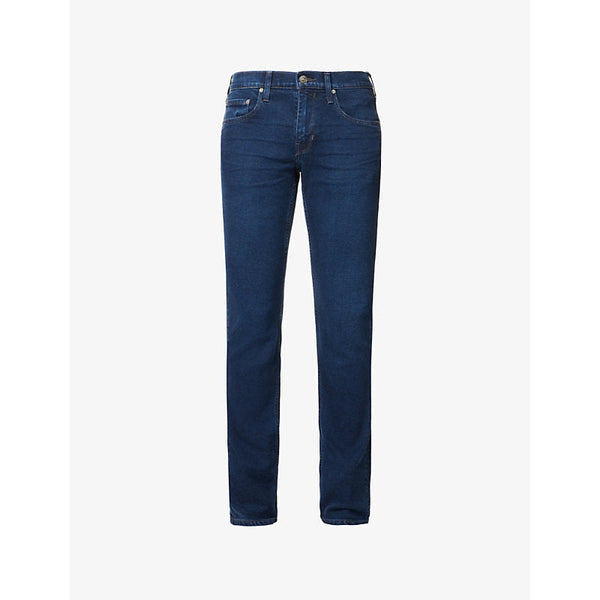 Paige Lennox faded-wash slim-fit skinny-leg denim jeans