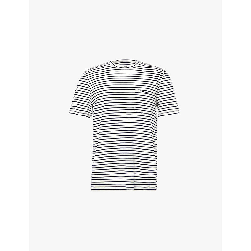 Paige Ramirez crew-neck regular-fit striped cotton-jersey T-shirt