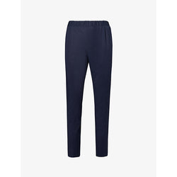 Paige Snider elasticated-waistband tapered-leg regular-fit stretch-woven trousers