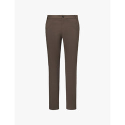 Mens Paige Stafford slim-fit straight-leg stretch-woven trousers