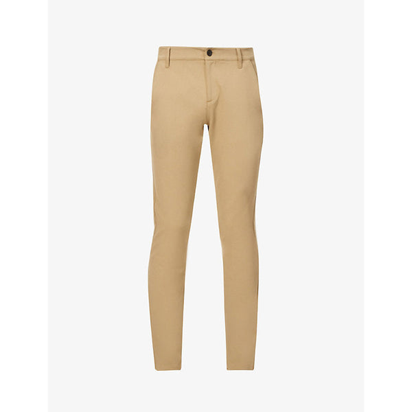 Paige Stafford tapered-leg slim-fit mid-rise stretch-woven trousers