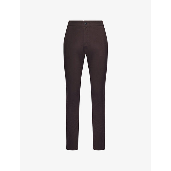 Paige Stafford tapered-leg slim-fit stretch-jersey trousers