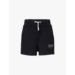 Palm Angels College branded cotton-jersey shorts