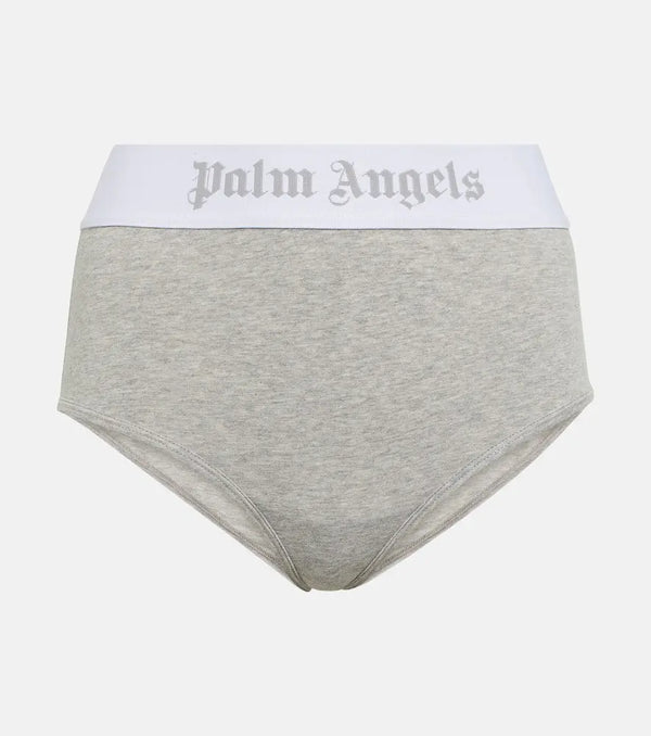 Palm Angels Logo high-rise cotton-blend jersey briefs