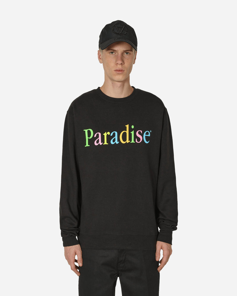 Paradis3 Colors Logo Crewneck Sweatshirt Black