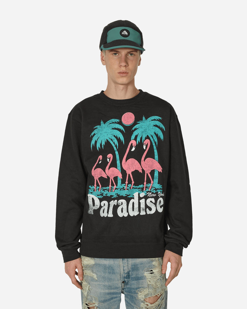 Paradis3 Storks Crewneck Sweatshirt Black