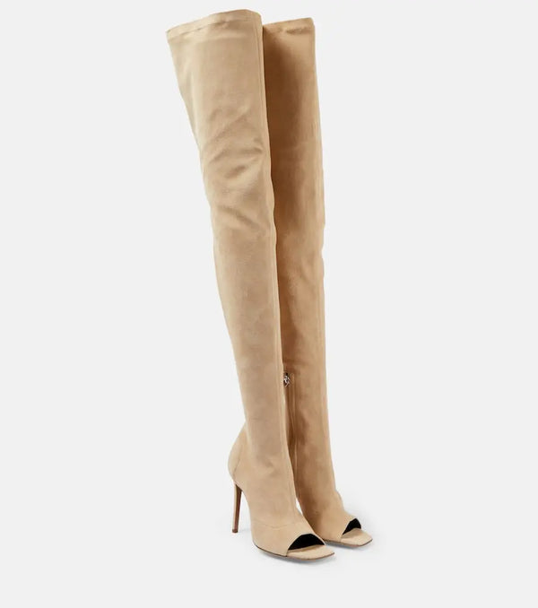 Paris Texas Amanda suede over-the-knee boots | LYBSTORE