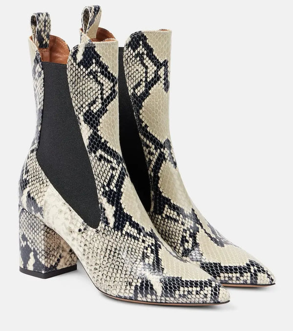 Paris Texas Anja 70 printed leather boots