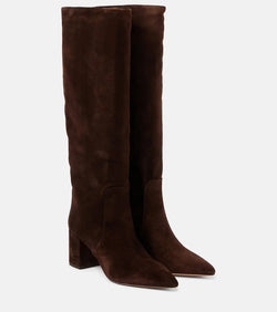 Paris Texas Anja 70 suede knee-high boots | LYBSTORE