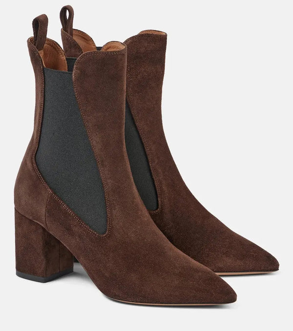 Paris Texas Anja suede ankle boots | LYBSTORE