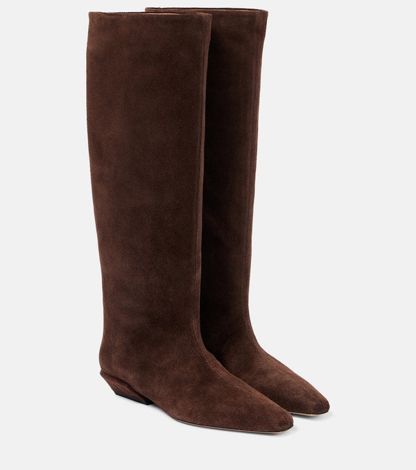 Paris Texas Bettina 25 suede knee-high boots