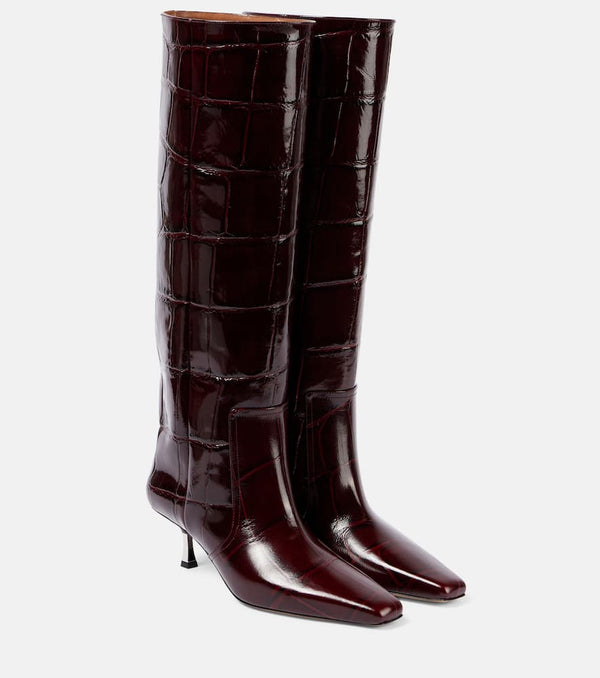 Paris Texas Bettina 55 patent leather knee-high boots