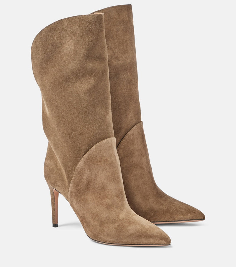 Paris Texas Gaia 85 suede boots