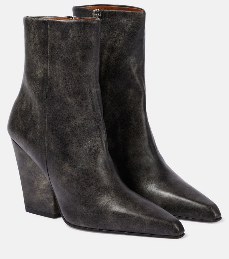 Paris Texas Jane leather ankle boots