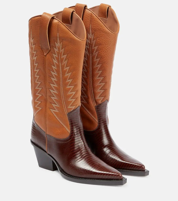 Paris Texas Rosario leather cowboy boots | LYBSTORE