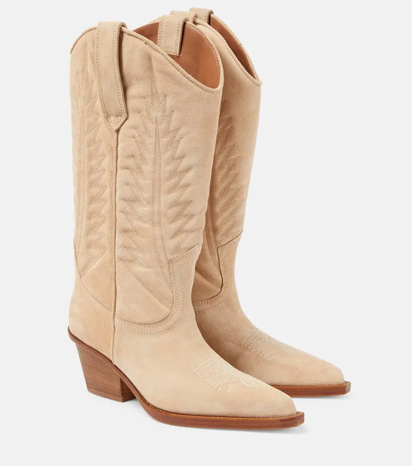 Paris Texas Rosario suede cowboy boots | LYBSTORE