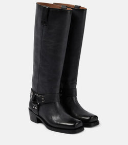 Paris Texas Roxy leather knee-high boots | LYBSTORE