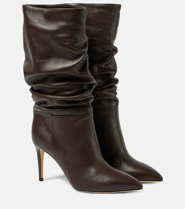 Paris Texas Slouchy leather ankle boots